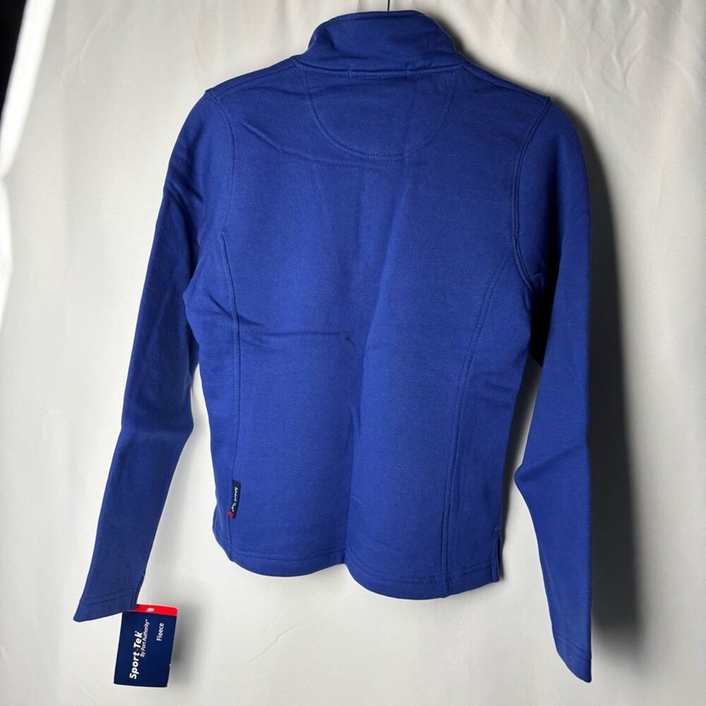NWT Sport-Tek Women's Royal Blue Quarter-Zip Sweatshirt XSmall - Picture 4 of 8